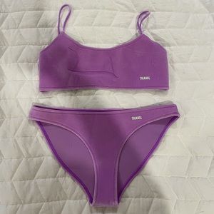Purple 2 piece bikini